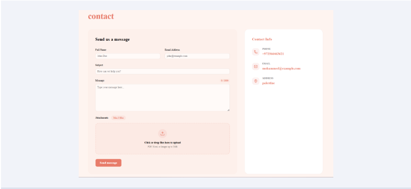 Contact Section